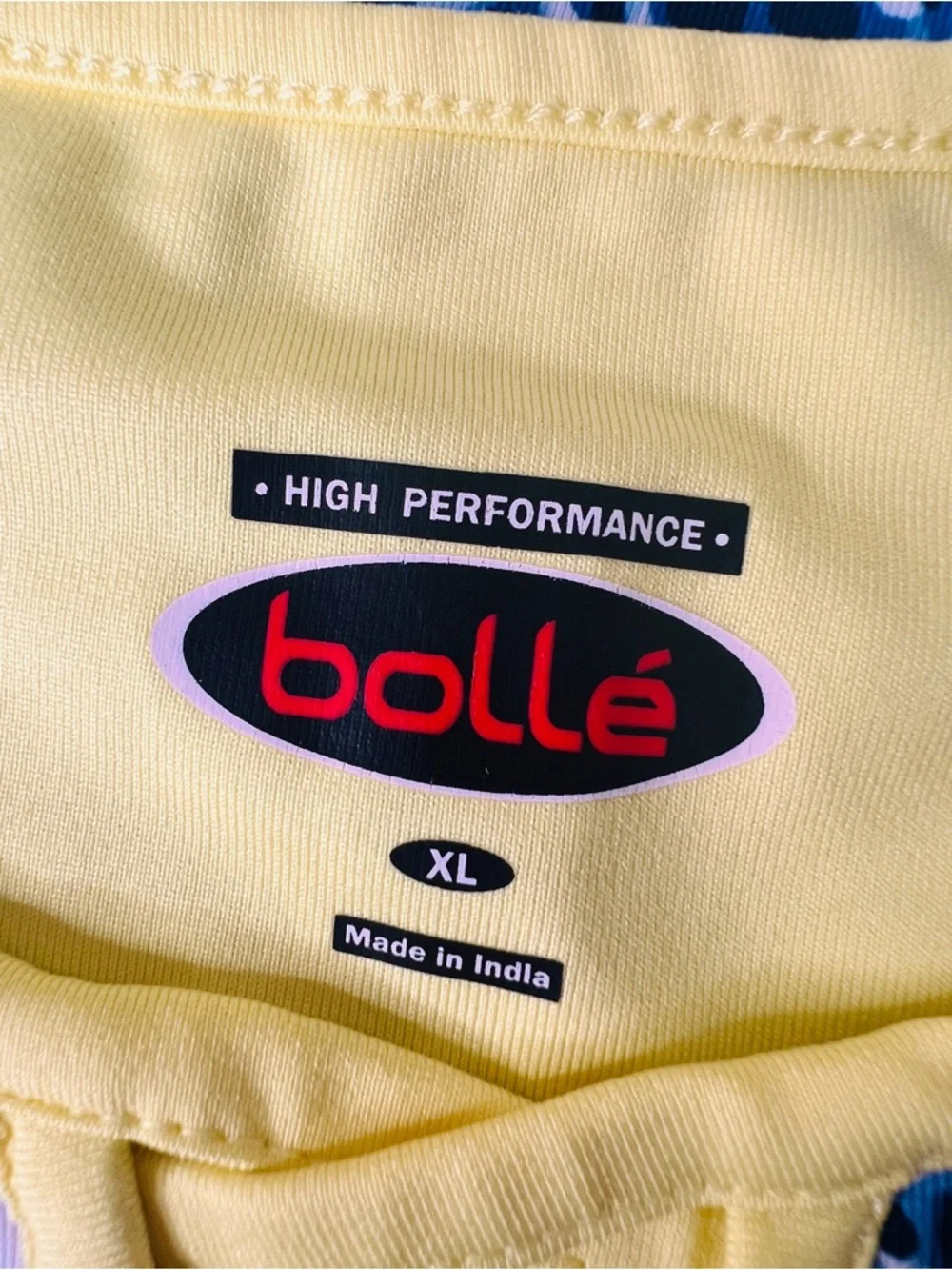 Bolle' Blue White Tie Dye Print Activewear Tank Top High Performance Womens XL - Picture 6 of 11